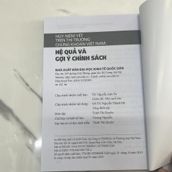 Huỷ niêm yết trên thị trường chứng khoán việt nam: hệ quả và gợi ý chính sách 503894