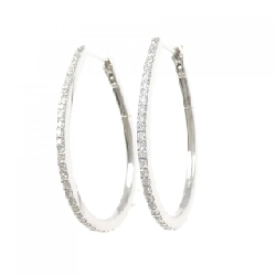 Bông tai kim cương K18WG 0.90CT - Hàng hiệu chính hãng