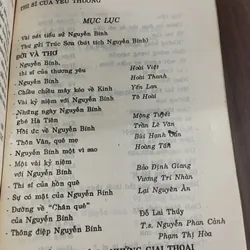 NGUYỄN BÍNH THI SĨ CỦA YÊU THƯƠNG  689823