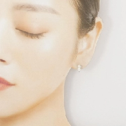 K18WG/K14WG Bông tai ngọc trai Akoya - Hàng hiệu Authentic 872858