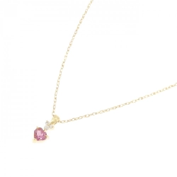 K18YG Mặt Dây Chuyền Hình Trái Tim Tourmaline - Hàng hiệu Chính Hãng 863551