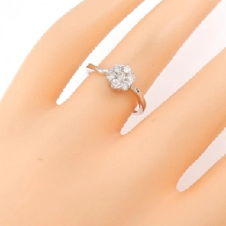 Nhẫn kim cương K18WG hoa 671106