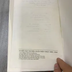 Tuyển tập truyện ngắn hiện thực 1930 1945. 3a3 1012815