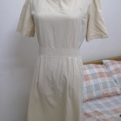 Váy linen be dài qua gối 277024