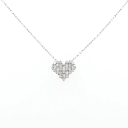 Dây chuyền kim cương hình trái tim PT900/PT850 0.60CT - Hàng hiệu Chính hãng