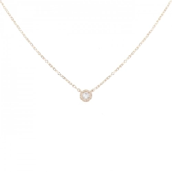 K18PG Dây chuyền kim cương 0.03CT - Hàng hiệu Chính hãng