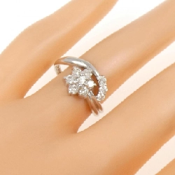 Nhẫn kim cương hoa PT900 0.5CT - Hàng hiệu Authentic 851330