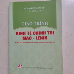 Sách Giáo trình Kinh tế chính trị Mác – Lênin (Dành cho cao đẳng, không chuyên luận chính trị)