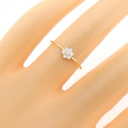 Nhẫn kim cương hoa K18YG 0.10CT - Hàng hiệu Authentic 853302