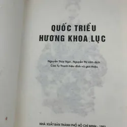 Quốc Triều Hương Khoa Lục - Cao Xuân Dục - Lịch sử / Khoa cử 1006589