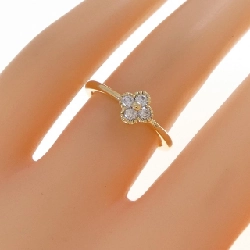 Nhẫn kim cương hoa K18YG 0.17CT - Hàng hiệu Authentic 851167