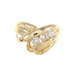 Nhẫn kim cương K18YG 0.30CT 672640