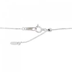 K18WG Pave Heart Diamond Necklace 0.25CT - Hàng hiệu Authentic 859919