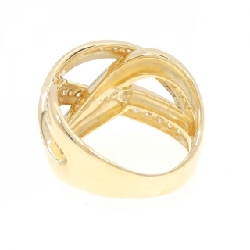 Nhẫn kim cương K18YG 0.38CT 670931