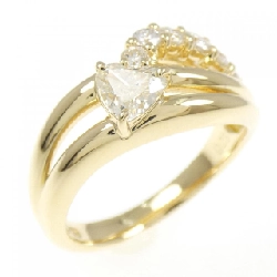 Nhẫn kim cương K18YG 0.26CT