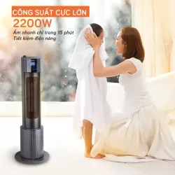Máy sưởi gốm UNIE UE-129 làm ấm nhanh chóng, phun sương tạo ẩm 786446