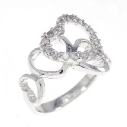 Nhẫn kim cương hình trái tim K18WG 0.30CT