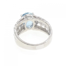 Nhẫn Aquamarine PT900 2.59CT - Hàng hiệu Chính hãng 851446