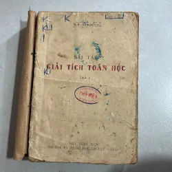 Bài tập giải tích toán học Tập 1 - Đêmidovic - 1975s