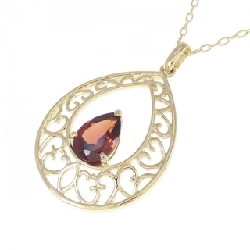 K10YG Garnet Necklace - Hàng hiệu Authentic 864969