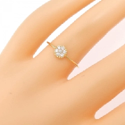 Nhẫn kim cương K18YG 0.10CT - Hàng hiệu Chính hãng 852532