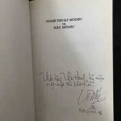 Nghệ thuật Môđéc và Hậu Môđéc - Lê Thanh Đức ( có chữ ký ) 1032180