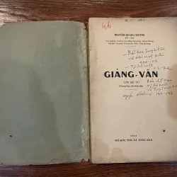 Giảng Văn lớp đệ tứ trung học - Nguyễn Quảng Xương  (o5) 974723