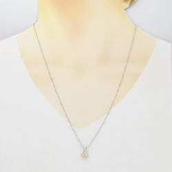 K18YG/PT900/PT850 Dây chuyền kim cương 0.50CT - Hàng hiệu Chính hãng 851142