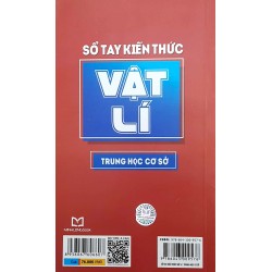 Sổ Tay Kiến Thức Vật Lí Trung Học Cơ Sở - Nguyễn Phú Đồng, ThS Lê Thị Thu Hằng 147181