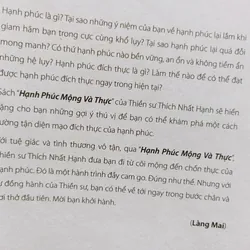 Hạnh Phúc Mộng Và Thực - Thích Nhất Hạnh 739746