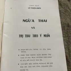Ngừa thai và thụ thai theo ý muốn - sách y trước 75 791867