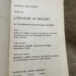 English for today 6 LITERATURE IN ENGLISH 999337