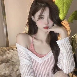 Áo lưới cổ tim 496871