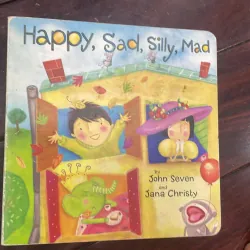 NGOẠI VĂN SÁCH TIẾNG ANH TRẺ EM : Happy , Sad , Silly , Mad - board book  1028027