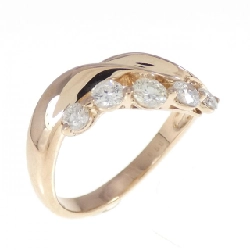 Nhẫn kim cương K18PG 0.50CT - Hàng hiệu chính hãng