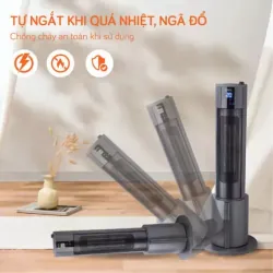 Máy Sưởi Gốm UNIE UE-129 | Làm Ấm Nhanh | Phun Sương Tạo Ẩm | Dùng Được 4 Mùa - Mới 100% 589116