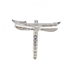 750WG Kim cương Brooch 0.30CT - Hàng hiệu Chính hãng 873429