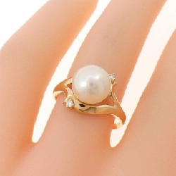 Nhẫn ngọc trai Akoya K18YG 7.8mm - Hàng hiệu Authentic 852472