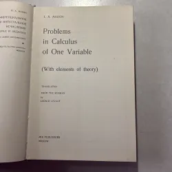 Problems in Calculus of One Variable 745239