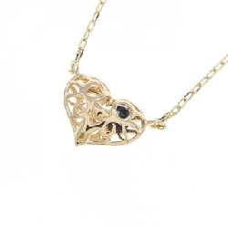 K10YG Dây chuyền hình trái tim Sapphire - Hàng hiệu Chính hãng 859654