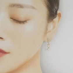 K18YG Bông tai ngọc trai Akoya 4.8mm - Hàng hiệu Chính hãng 866392