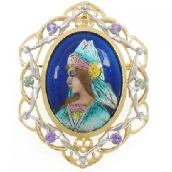 梶光夫 エマーユ ブローチ - Hàng hiệu Authentic 844709