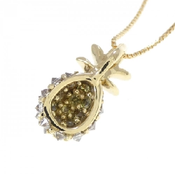 K18YG Sapphire Necklace 0.16CT - Hàng hiệu Authentic 860724