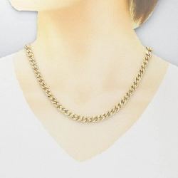 Dây chuyền kim cương 750YG/750WG 1.80CT - Hàng hiệu Chính hãng 863118