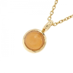 K18YG Đá mặt trăng Dây chuyền - Hàng hiệu Chính hãng 862747