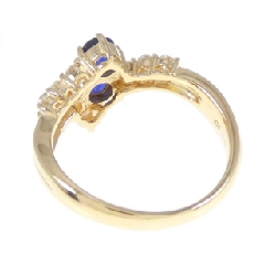 Nhẫn Sapphire K18YG 0.61CT 671743