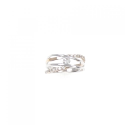 Nhẫn kim cương K18WG/K18PG 0.26CT 673114