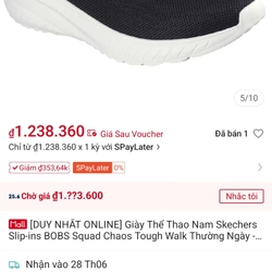 Giày Skechers nam 505318