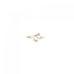 Nhẫn kim cương K18YG 0.06CT 673584