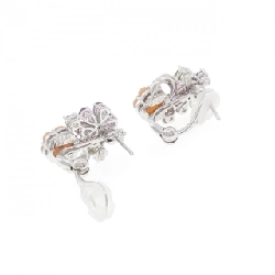 PT900/K14WG Bông tai đá màu hoa - Hàng hiệu Authentic 870104